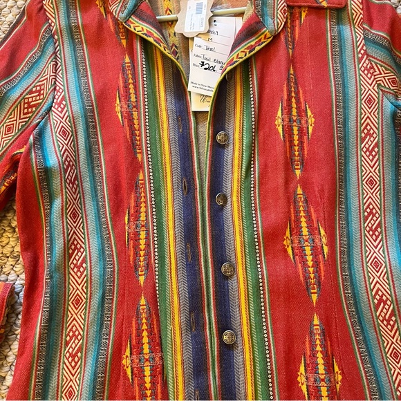 NWT Silverado Aztec Button Dress - Picture 4 of 5